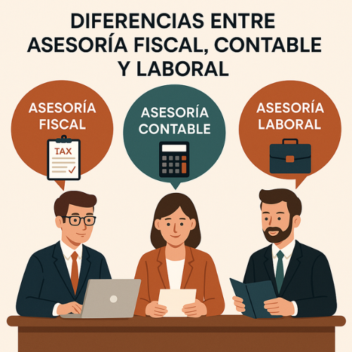 diferencias entre asesorías fiscal laboral contable